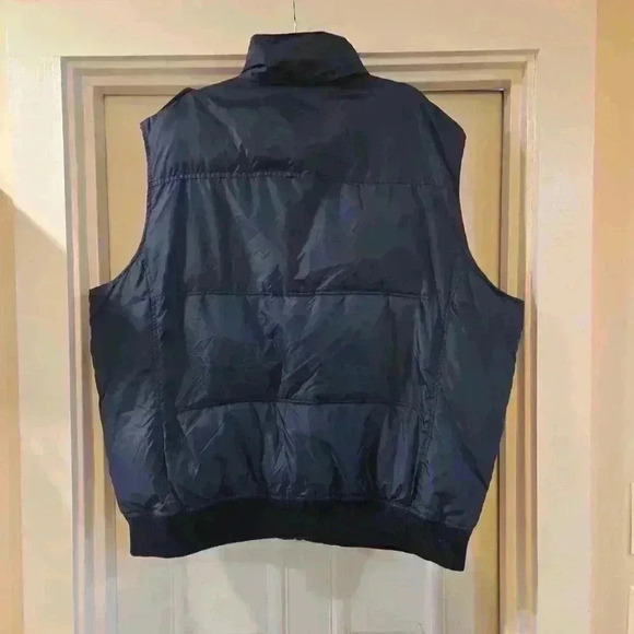 Coogi Mens Puffer Vest Sleeveless Winter Snow Jacket Navy Blue Size 4X - Picture 2 of 13